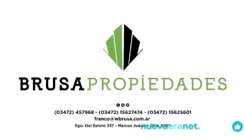 Brusa Propiedades - Inmobiliaria - Alquiler y venta de casas, departamentos, campo y terrenos - Marcos Juárez