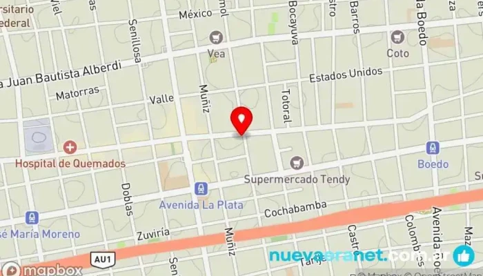 mapa de 180 grados - Panadería y pastelería artesanal Panadería en Cdad. Autónoma de Buenos Aires