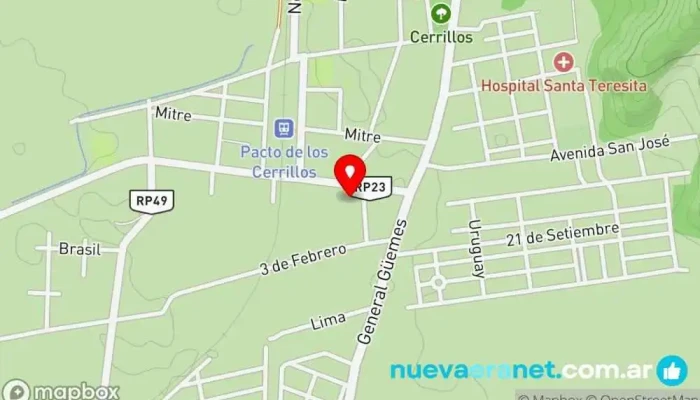 mapa de 2 Reinas Pastelería en Salta