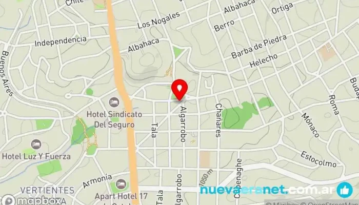 mapa de 707 - La Mejor Media Luna del País Panadería en Villa Giardino