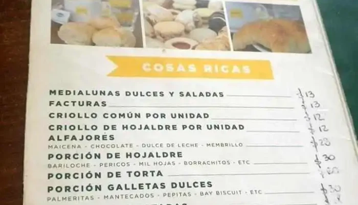 Del Pilarr   PAn COA RICA Esquiu Cosas Ricas Sa Carta - Córdoba