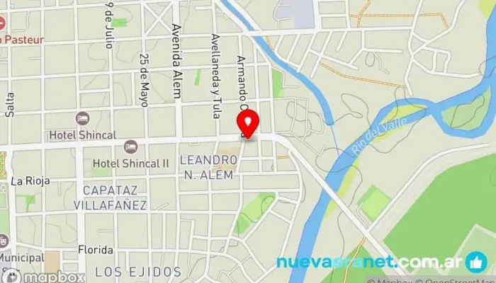 mapa de A La Flauta!!! Pastelería Panadería en San Fernando del Valle de Catamarca