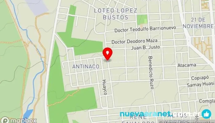 mapa de A la flauta pastelería Panadería en San Fernando del Valle de Catamarca