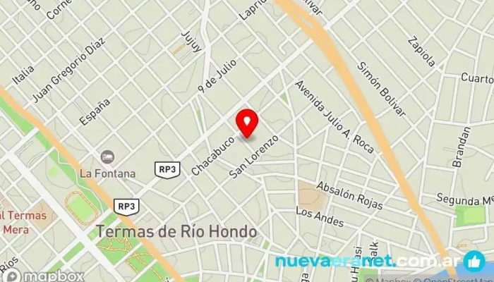 mapa de Abregu - Gestoria E Inmobiliaria Agencia inmobiliaria en Termas de Río Hondo