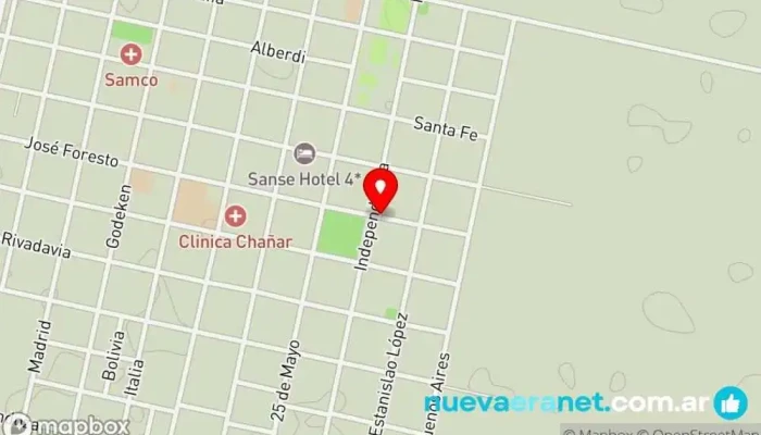 mapa de ADONADADOS Panadería en Chañar Ladeado
