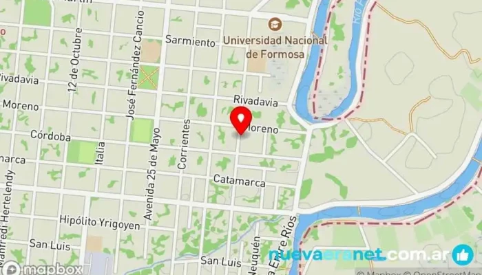 mapa de @adrianabordonpasteleria Pastelería en Clorinda