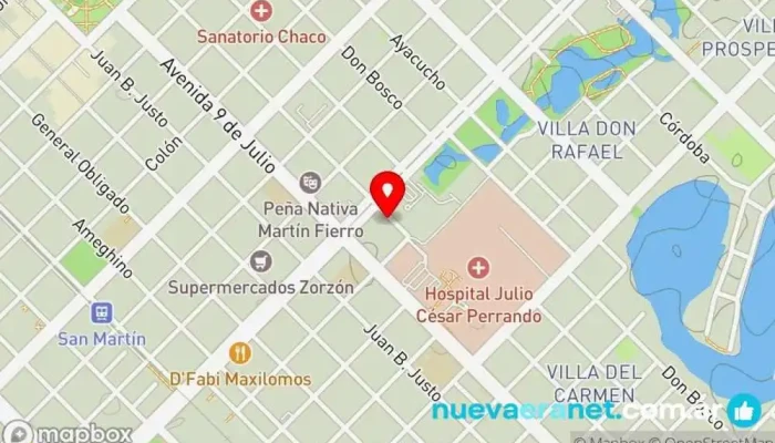 mapa de Ágape Rotiseria-Panaderia Restaurante de brunch, Panadería, Servicio de catering, Pastelería, Panadería mayorista en Resistencia