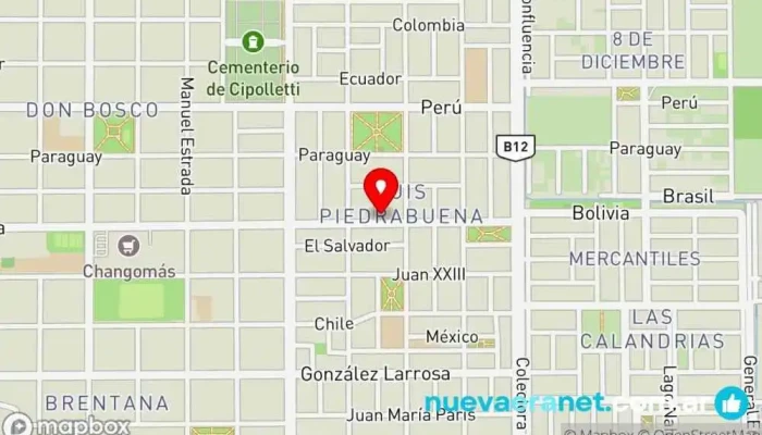 mapa de Alecia Huber Pastelería Pastelería en Cipolletti
