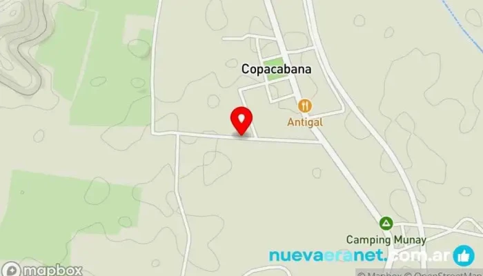 mapa de Alfajores, masitas, delicias y pan casero Panadería en Copacabana