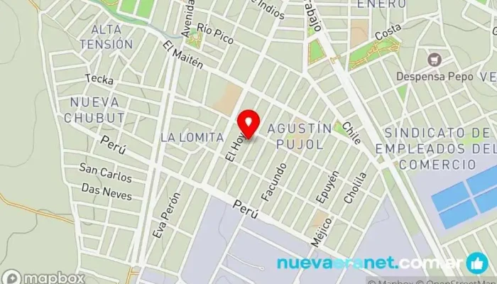 mapa de Algo Dulce PM Panadería en Puerto Madryn