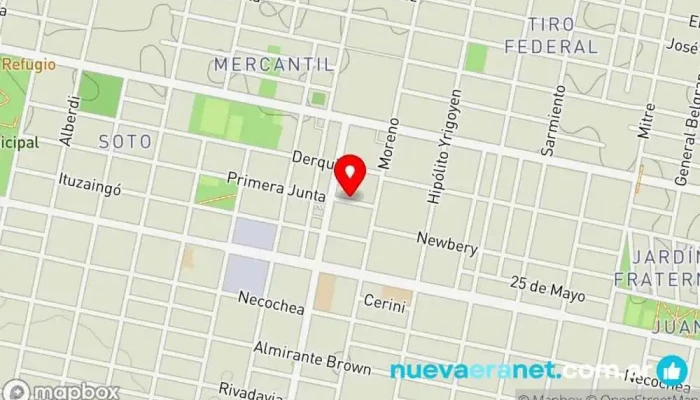 mapa de Alimentos ODASSO Panadería en Cañada de Gomez