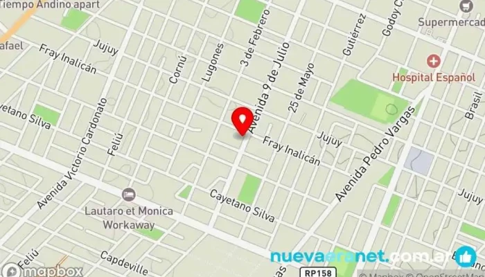 mapa de Alma dulce Panadería en San Rafael