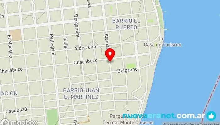 mapa de Alquiler departamento MARIMAR - Ojeda Martínez  en Monte Caseros
