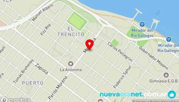 mapa de Alta Gracia Pastelería Pastelería en Río Gallegos