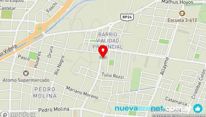 mapa de ALTO PAN Panadería en Guaymallén