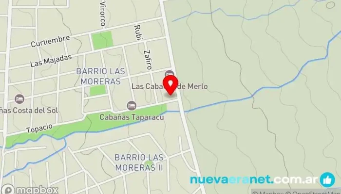 mapa de Amardecer - Casa Boutique  en Merlo
