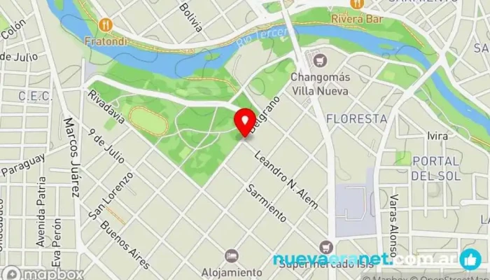 mapa de Ambar Panadería Panadería en Villa Nueva