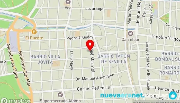 mapa de AMERICAN PAN Panadería en Godoy Cruz