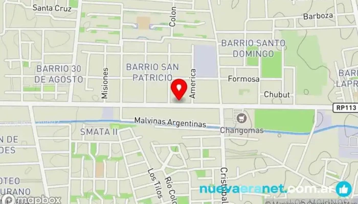 mapa de AMPAKAMA Ferretería en Chimbas