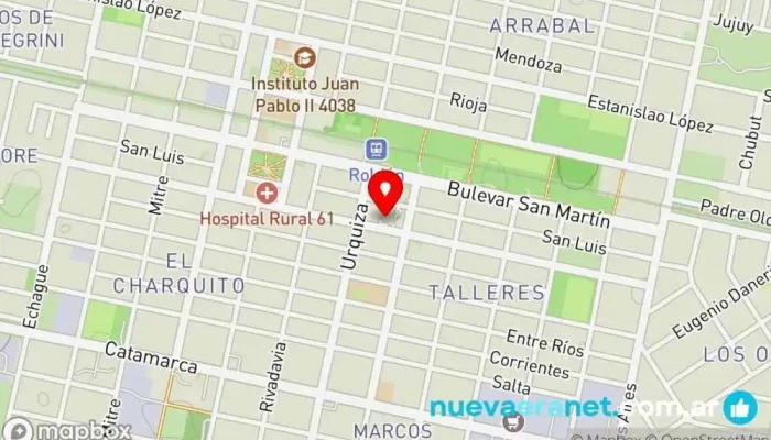mapa de Amsler Roberto Casa de subastas de ganado en Roldán