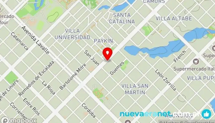 mapa de Ana Gluten Free Bakery House Panadería en Resistencia
