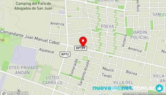 mapa de Anabella Sansone Pasteleria Artesanal Pastelería en San Juan