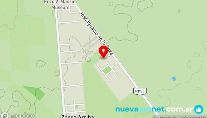 mapa de @AndesLimite Centro de deportes de aventura, Zona de observación de aves, Excursiones de pesca, Zona de senderismo en Zonda
