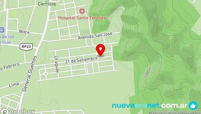 mapa de Andrea Dulce Sensación De Cerrillos//{{ Andrea Chauqui}} Pastelería, Tienda de tartas en Cerrillos