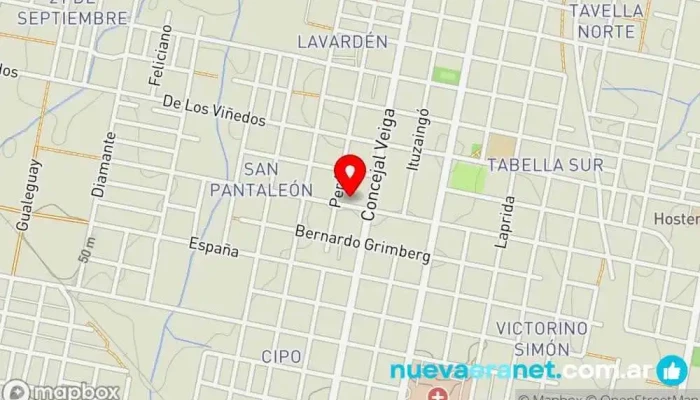 mapa de antojitos pasteleria concordia Pastelería en Concordia