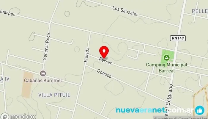 mapa de Antojitosbarreal Panadería en Barreal