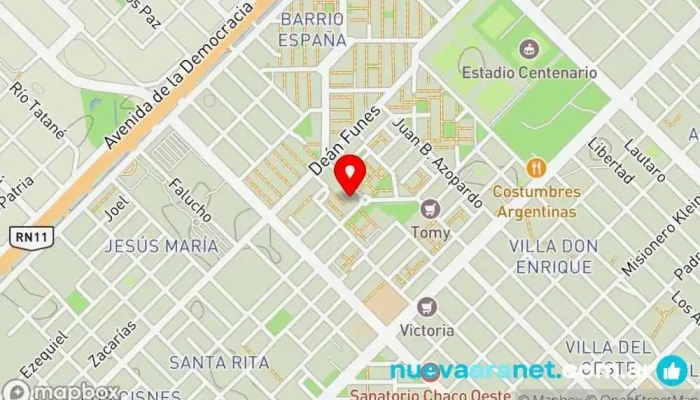 mapa de Antojos Panadería y Confitería Panadería en Resistencia