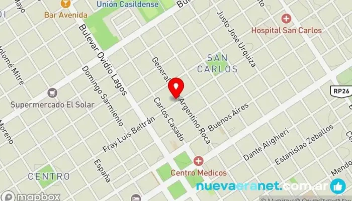 mapa de ANTOJOS Pastelería Artesanal Pastelería en Casilda