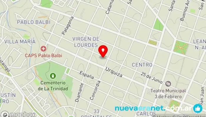 mapa de Apana Panadería en Paraná