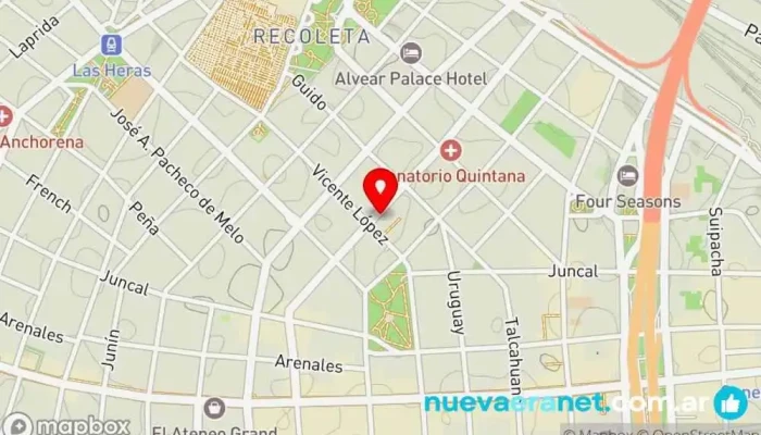mapa de Arg Sales S.A. Casa de subastas de ganado, Servicio de comercio electrónico en ABI