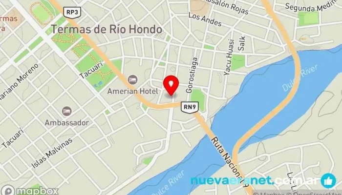 mapa de Armería El Puma Armería en Termas de Río Hondo