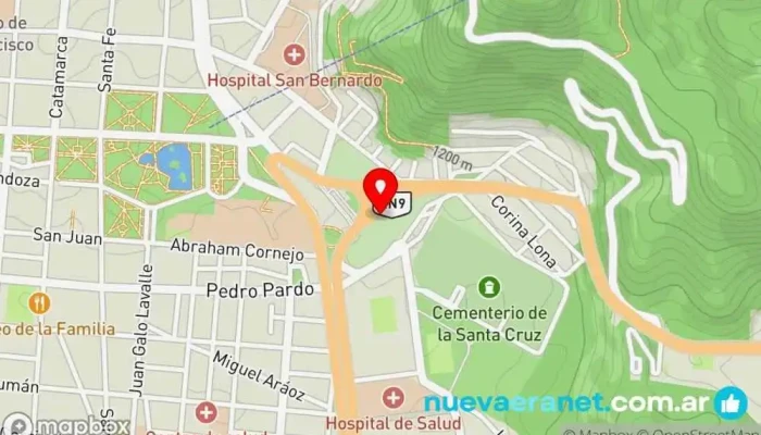 mapa de Aroma De Pan - Panaderia Artesanal, Restaurant, Cafetería Panadería en Salta