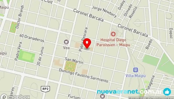 mapa de Artepan Panadería en Maipú