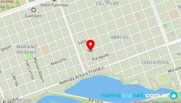 mapa de Artepan Panadería Panadería en Formosa