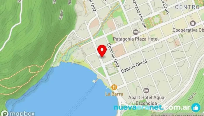 mapa de ArteSano panaderia sin TACC Panadería en San Martín de los Andes