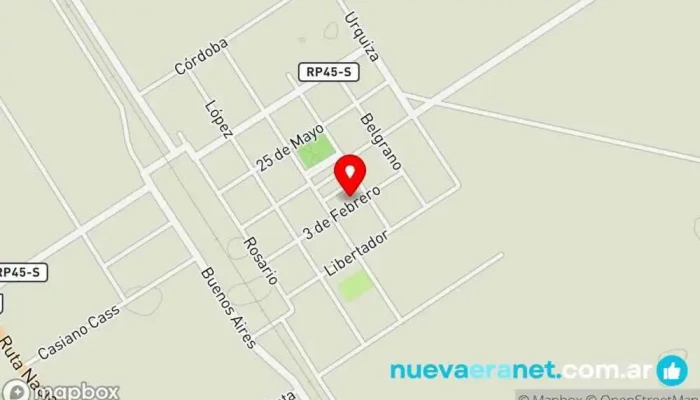 mapa de Atletico Casas Club de fútbol en Casas