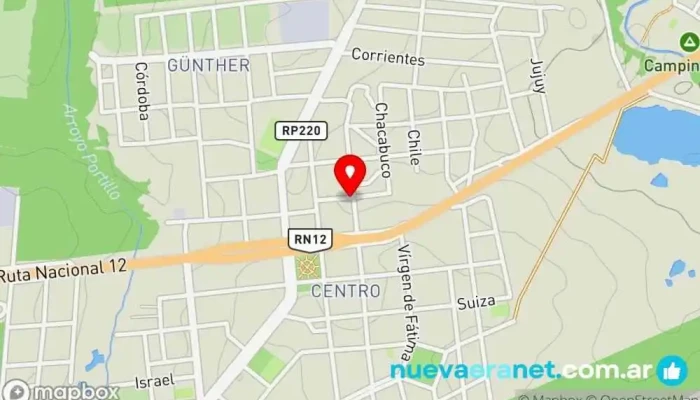 mapa de Autoservicio La Familia Comercio en Garuhape