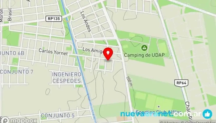 mapa de AVICOLA SILVANA Tienda de alimentación en Rivadavia