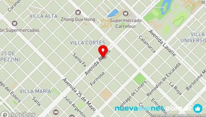 mapa de Azahares Panes & Dulces Panadería en Resistencia