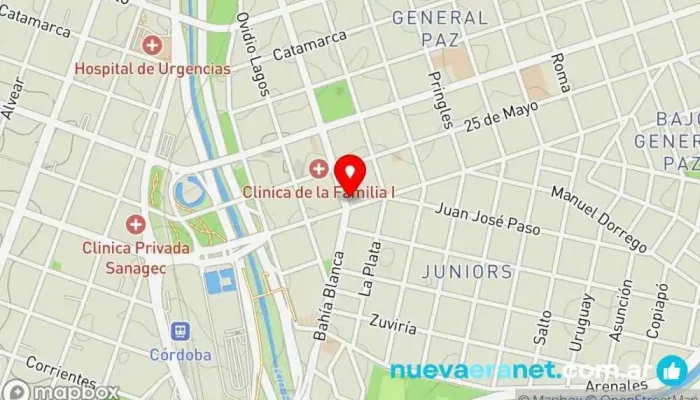 mapa de Bäckerhaus Cafetería, Panadería, Bar, Pastelería, Restaurante en Córdoba
