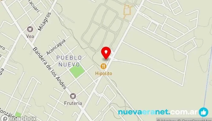 mapa de Bakken Panadería, Restaurante de desayunos, Máquina expendedora de café, Restaurante especializado en fideos, Tienda de pasta, Almacén, Comercio en Guaymallén
