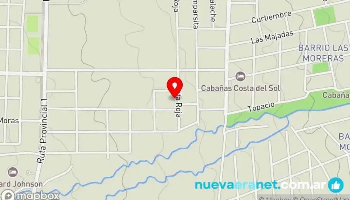 mapa de Barrio La Arbolada Urbanización en Junín