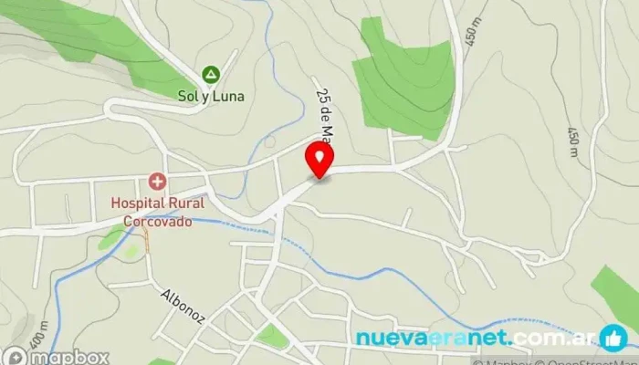 mapa de Baruk Artesanal Panadería en Corcovado