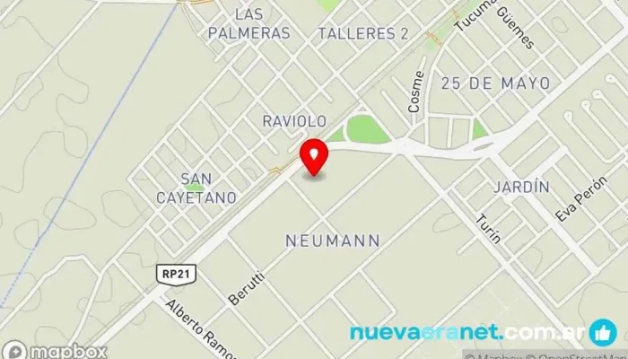 mapa de Bastino Antonia G de Panadería en Villa Constitución