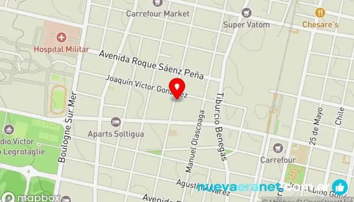 mapa de Battel PASTELERIA ARTESANAL Panadería, Pastelería francesa en Mendoza