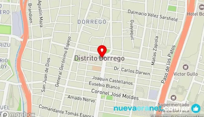 mapa de Battel Pastelería Panadería en Guaymallén